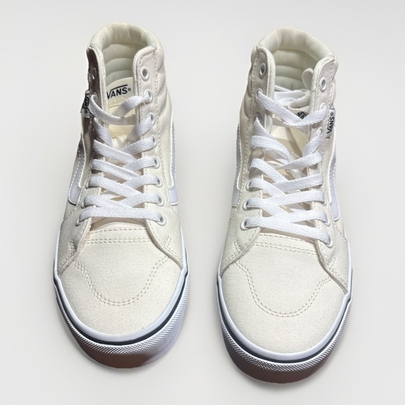 Vans Shoes - Vans Filmore Hi Top - Cream Color Canvas - Embroidered Butterflies - Women's 7.5